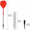 Does not apply 12 Pack Steel Tip Darts, Professional Plastic