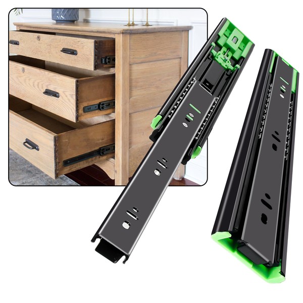 RUYUFE 22 inch Drawer Slides Full Extension Ball Bearing Drawer
