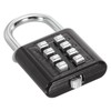 PATIKIL 8 Digit Button Combination Padlock, 4 Position Locking Mechanism