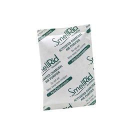 SMELLRID Reusable Activated Charcoal Smell Absorbent [20 Pack] - Small 25g (2.6" x 3.7") Pack Treats 12 Sq. Ft.- Premium Natural Odor Remover Packs for Small Spaces & Items