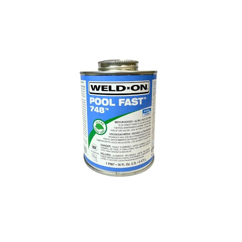 Weld-On IPS Pool Fast Medium Bodied 748 Blue - Pool