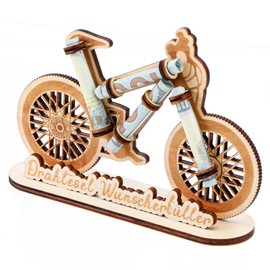 HJZHII Bicycle Birthday Money Gifts Wooden Money Gift Wish Filler Bicycle Decoration Gift Creative Bicycle Gifts Birthday Money Gifts for Cyclists Friends Family