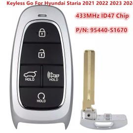 Unbranded Smart Prox Remote Key Fob 95440-S1670 for Hyundai 2021 2022 2023 2024 Santa Fe
