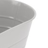 Hanging Flower Planter Iron Bucket Flower Pot Holder with Detachable