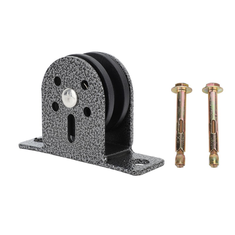 Wall Mount Pulley Wheel Iron Heavy Duty Traction Silent Fixed