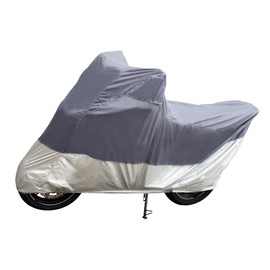 Motor Trend Motorcycle Cover Waterproof Outdoor, Heavy Duty Motorcycle Cover for Harley Davidson Cruiser Adventure Sportbikes Scooter Moped, Winter Storage UV Rain Dirt Heat Snow - 80L x 35W x 47H