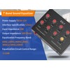 7 Band Sound Equalizer, Dual Channel Digital Equalizer, 12dB High