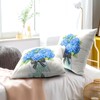 Uynfident Hydrangea Throw Pillow Cover 18x18inch Set of 2 Spring