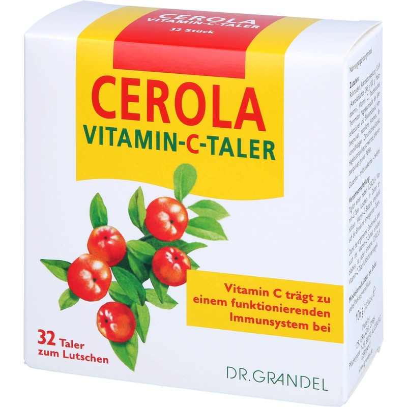 Cerola Vitamin C Taler, 32 St