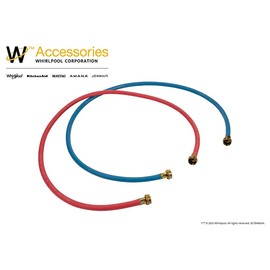 Whirlpool 8212545RP Genuine OEM Fill Hoses For Washers, Standard Accessory – Replaces 1178875, 8212545IP, AH993141, EA993141, PS993141