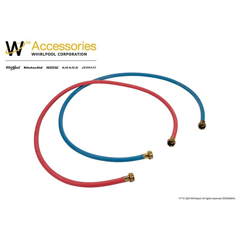 Whirlpool 8212545RP Genuine OEM Fill Hoses For Washers, Standard Accessory