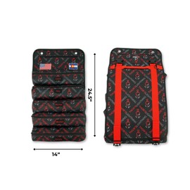 Thor's Lightning Universal Heavy Duty Roll-Up Tool Bag - Durable Organizer for Mechanics and Electricians, with Multiple Compartments, Suitable for Home and Professional Use.