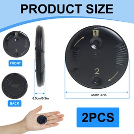 Hearing Aid Filters for Phonak Cerushield Disk V2.0 098-0445, Replacement Professional Hearing Aids Ear Wax Guards, Cerumen Filter Baffle Accessory for Phonak, 2 Pack(16 Pcs)