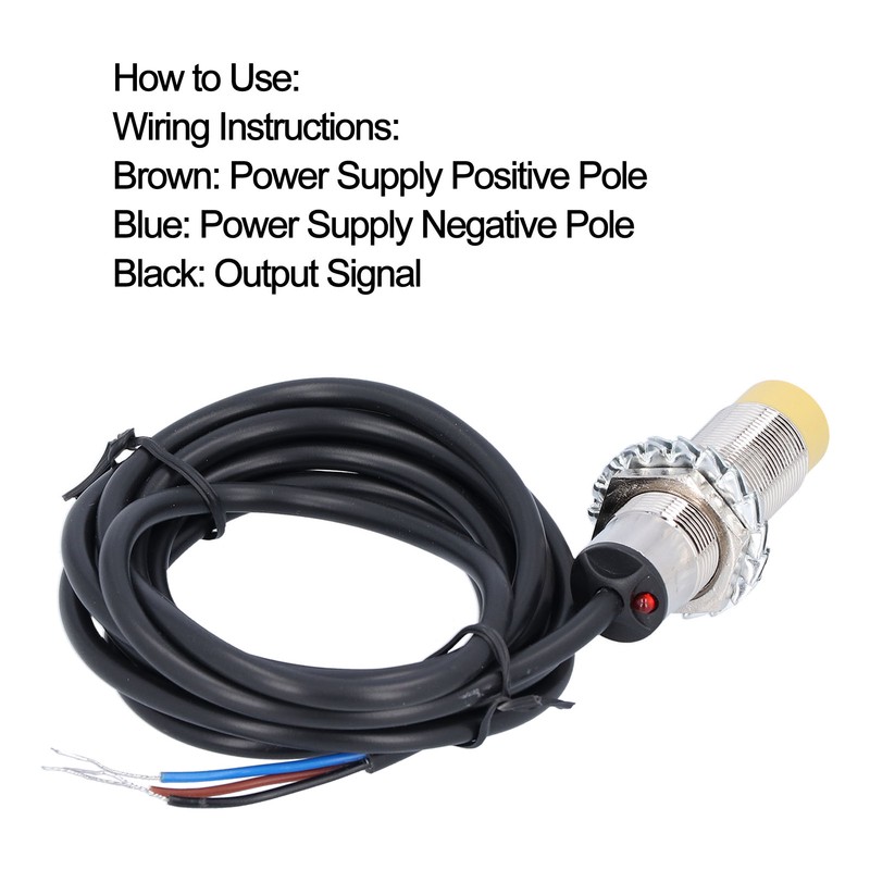 Proximity Switch Sensing Approach Sensor Waterproof 3 Wire Accessory DC6‑36V