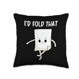 Origami Folding Paper Hobby Apparel Origami Lover Paper Folding Master Origamist Japanese Art Throw Pillow, 16x16, Multicolor