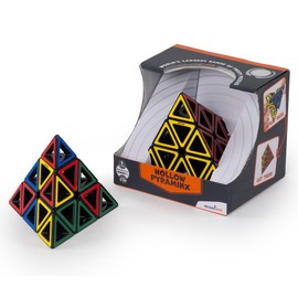Meffert's Hollow Pyraminx - The Original Transparent Tetrahedron Brainteaser Puzzle from Recent Toys - Travel Friendly Fun for Ages 9 to Adult