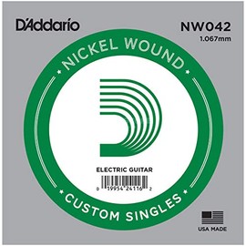 D'Addario NW020 Nickel Wound Electric Guitar Single String