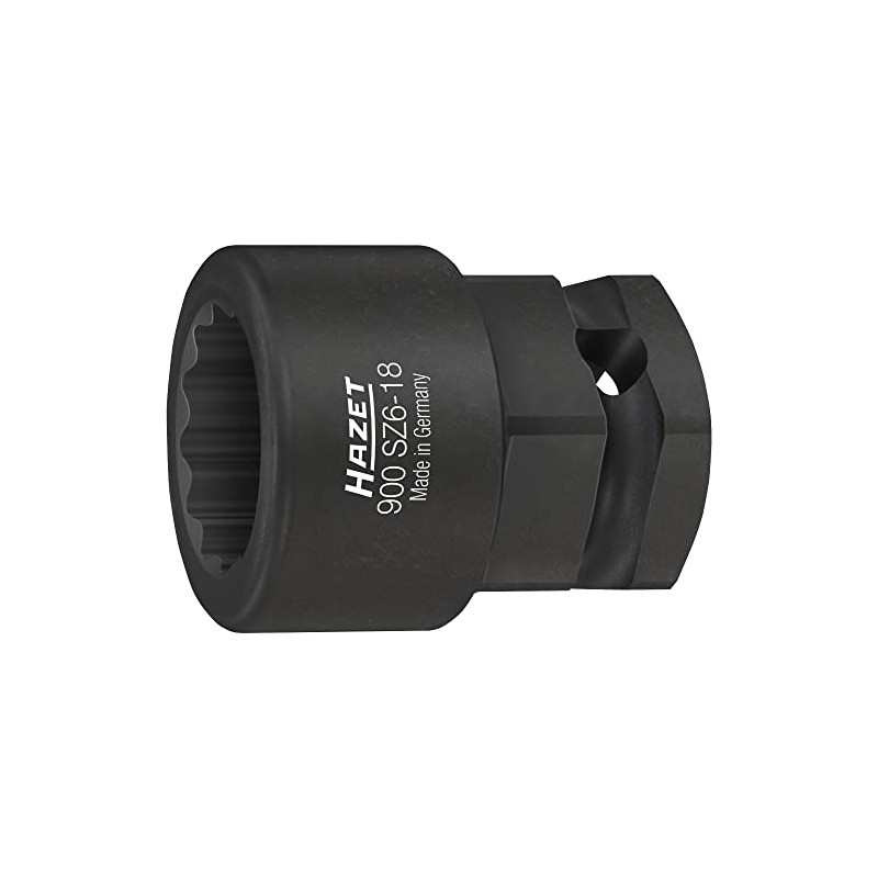 HAZET Crankshaft Socket 900SZ6-18 ∙ Square 12.5 mm (1/2 Inch)