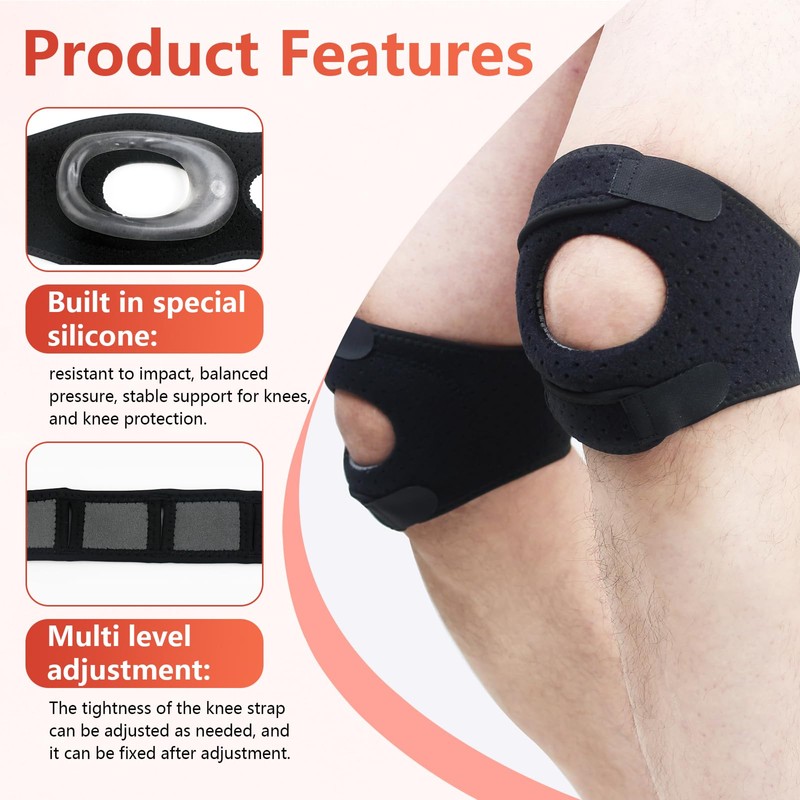 Knee Brace, Patellar Pad Realign Knee Joint While You Move