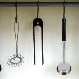 Cabilock Portion Control Ladles 6 Ounce Solid Stainless Steel Portion Control Spoon Measuring Serving Scoop Food Portioner Black