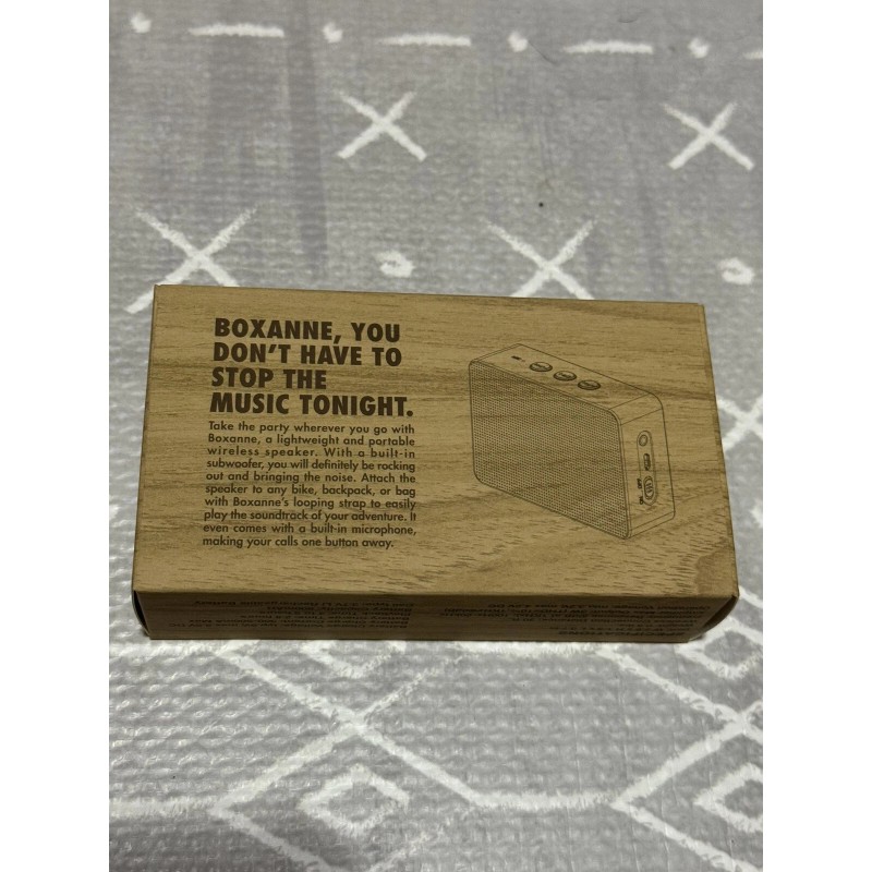 Origaudio New/Unused~Origaudio BOXANNE Wireless Bluetooth Portable Speaker~SPONSORED LOGO