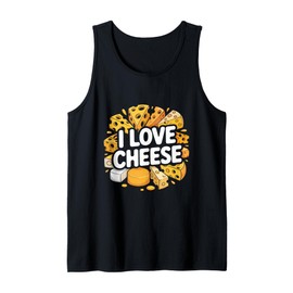 I Love Cheese Delicious Cheesy Dreams Tank Top