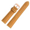WOCCI 20mm Vintage Leather Watch Band with Rose Gold Buckle,