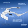 Vinabo Headband Magnifier with LED Light, Head Magnifier with -