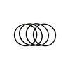4Pcs 52250 O-Ring 137.103 X 2.050, Suitable for Hydro Gear
