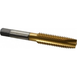 Kennametal 1/2-13 UNC H3 3 Flute TiN Finish HSS Spiral Point Tap Plug Chamfer...