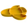 Little Sadi Airplane-Shaped Silicone Plate (Yellow)