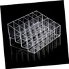 Healeved 2pcs Transparent Cosmetic Organizer Makeup Storage Box for Lipsticks