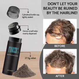 Hair Fibres(Medium Brown),Hair Fibres for Thinning Hair,Hair Filler Instantly Conceals Hair Loss,Hair Powder Thickener for Fine Hair for Women & Men
