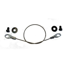 ATVWorks Compatible with Kawasaki Mule 3000/3010 / 3020 Tail Gate Hook Assembly Kit with Washers and Screws - Tailgate Cable Replaces 53045-1065