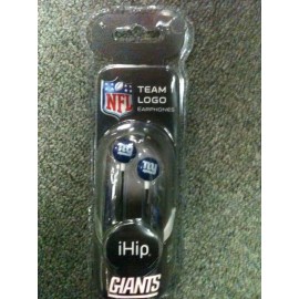 New York Giants iHip MP3 Earphones New Ear Buds