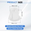 sourcing map 70Pcs Plastic Hole Plugs, 6mm(1/4") Flush Type Panel