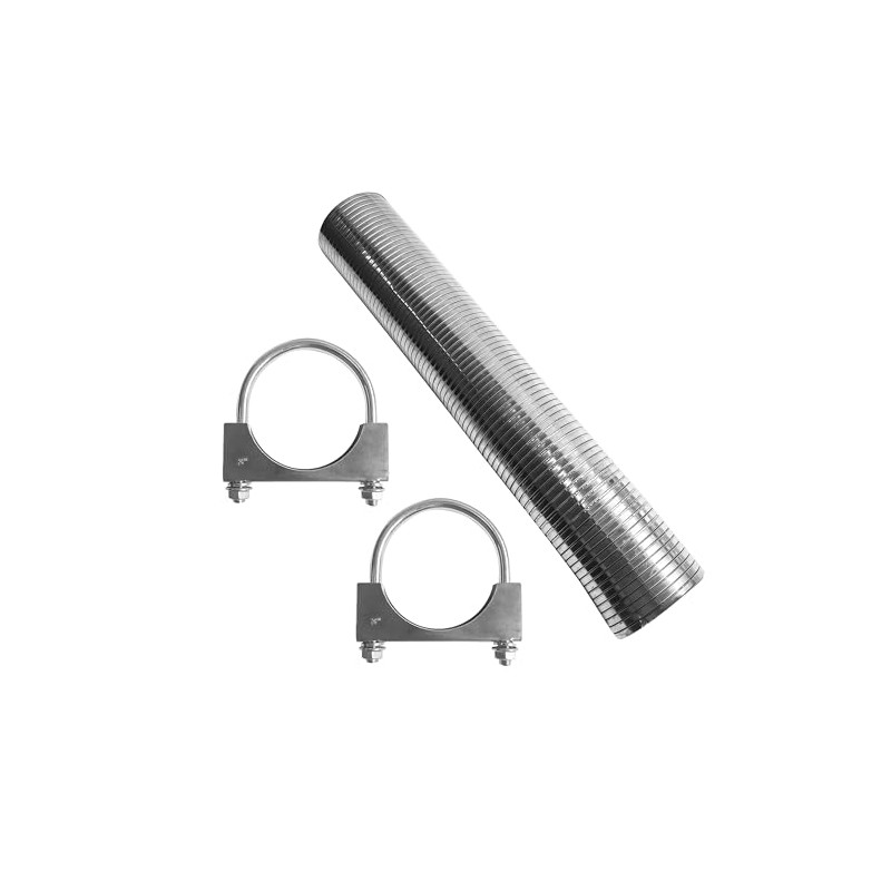 TORDXICS 3" ID x 16.5" Length Universal T304 stainless steel