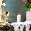 HCEWSBFD 36Sets Holy water Bottles Catholic Clear Holy water Container