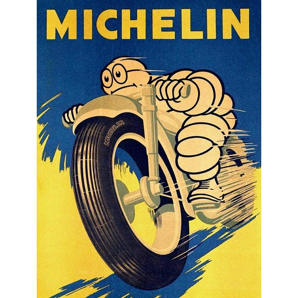 LBS4ALL Michelin Man, Retro Metal Plaque/Sign Pub, Bar, Man Cave Novelty Gift