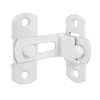 INIRET 90 Degree White Flip Barn Door Lock,Protect Privacy-Security Gate