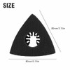 80mm Sanding Pads for Fixing Pads, Universal Triangle Hook and
