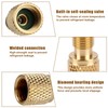2pcs R134A Refrigerant Tank Brass Adapter, 1/4" Male to 1/2"