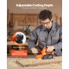 Electric 3-1/4-Inch Cut Width Handheld Wood Planer 7-Amp 16800 RPM