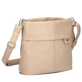 Zwei Mademoiselle M8 Women's Handbag Shoulder Bag 3 Litre Classic Crossbody Bag Made of High-Quality Faux Leather, Oat.