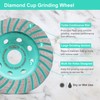 Diamond Grinding Wheel 115mm Turbo Segments Grinding Disc for Concrete