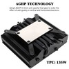 Thermalright AXP90 X47 Black Low Profile CPU Cooler, with 92mm