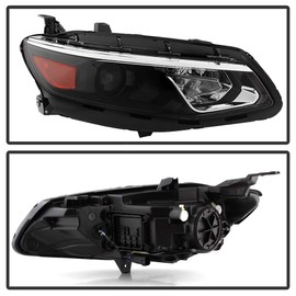 ACANII - For [Halogen Model] 2016 2017 2018 Chevy Malibu Headlight Headlamp Light Lamp Replacement Right Passenger Side
