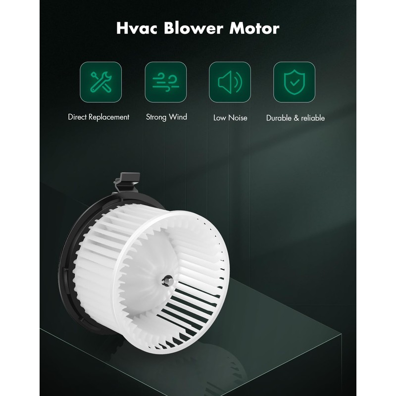 SCITOO 700287 Front HVAC Blower Motor with Fan Cage for