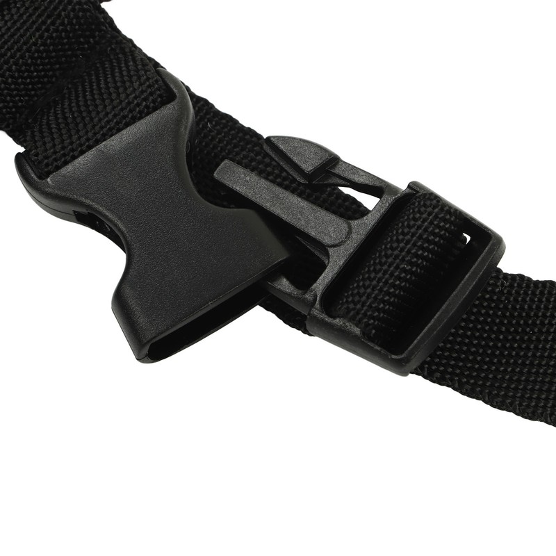 Stroller Mesh Bag Top Button Large Capacity Strap Adjustable Strong