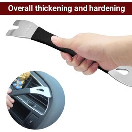 [Best Cost Performance] Car Trim Removal Tool Metal, Door Panel Dashboard Radio Audio Navigation Installer, Upholstery Fastener Disassembly Pliers, Interior and Exterior Replacement Pliers, Pliers